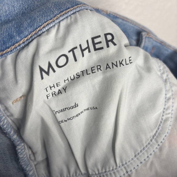 Mother | The Hustler Ankle Fray Jeans | Crossroads Wash | 30 - Picture 7 of 11